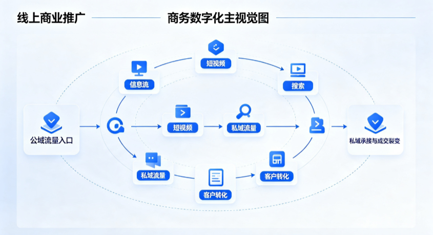 山丹县线上商业推广怎么做？全域流量闭环搭建与低成本转化实战指南
